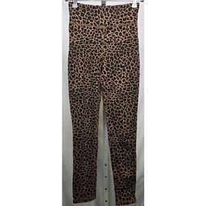 Nike Girls Sportswear Leopard Print Graphic Leggings M Soft Stretch Full Length